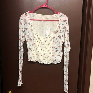 NWT! Darling Urban Outfitters Floral Crop Top